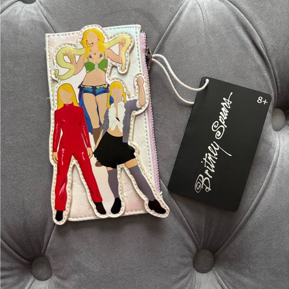 Loungefly Britney Spears Card Wallet with Fashion Print